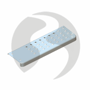 ESTRIBO ESCADA BATERIA AÇO CROMADO